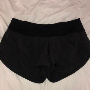 Black lululemon shorts